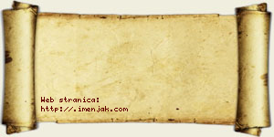 Magdalena Velebit vizit kartica